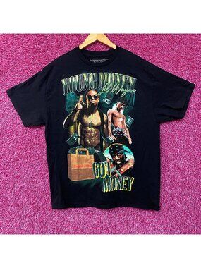 Lil Wayne Young Money Got Money Themed T-Shirt XL